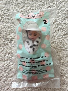 New Madame Alexander Wendy As Cruella De Vil 5” Doll (2004 McDonalds Happy Meal)
